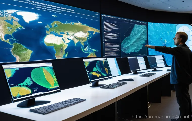 해양자원 탐사 장비 - **Prompt 2: Satellite's Eye on the Coastline**
"A high-altitude satellite view of a dynamic coas... 해양자원 탐사 장비 - **Prompt 2: Satellite's Eye on the Coastline**
"A high-altitude satellite view of a dynamic coas...