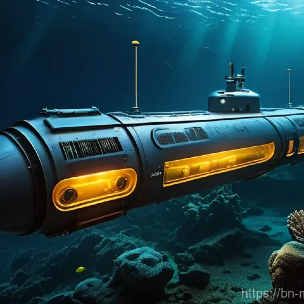 해양자원 개발과 해양법 - **Prompt 1: Deep-Sea Robotic Exploration for Submarine Resources**
A highly detailed, cinematic ...
