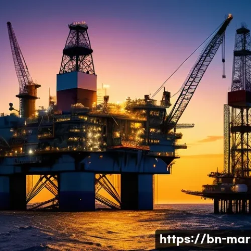 Home 15 심해석유 개발의 경제성 - **Prompt:** A highly detailed, realistic image of a massive, state-of-the-art deep-sea oil drilling ...